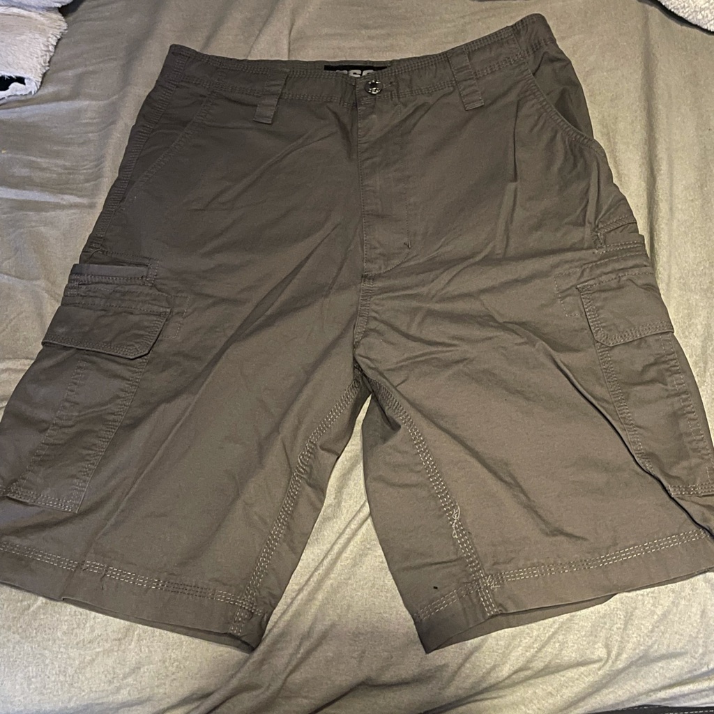 Dark Grey Cargo Shorts